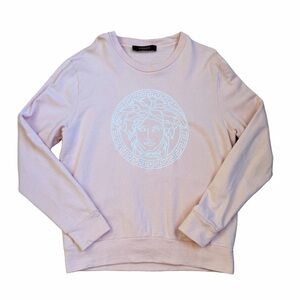 Versace Light Pink Crew Neck Sweater
